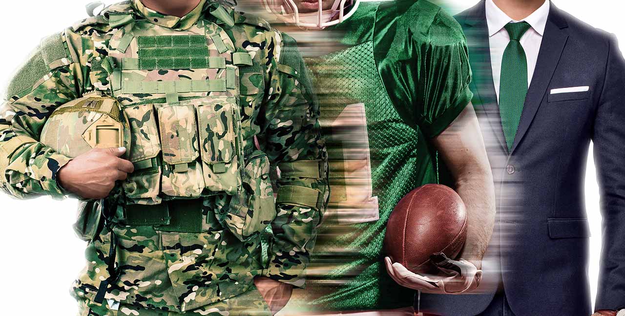 Thomas University's military transition football team names